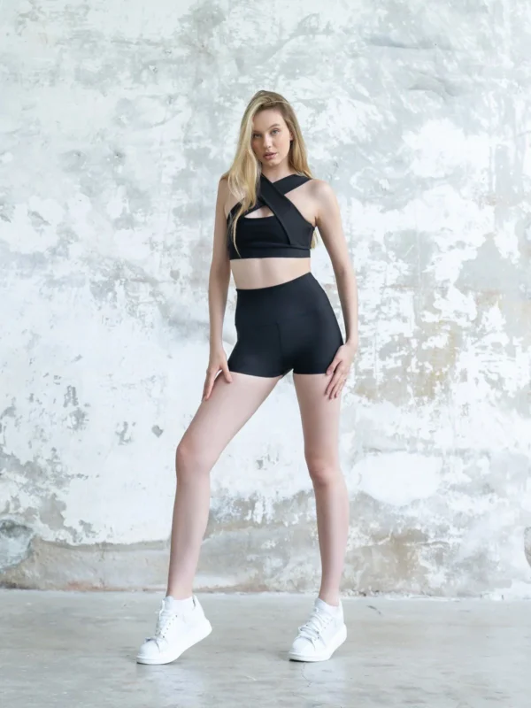 Mini šorc helanke – Eternal Black