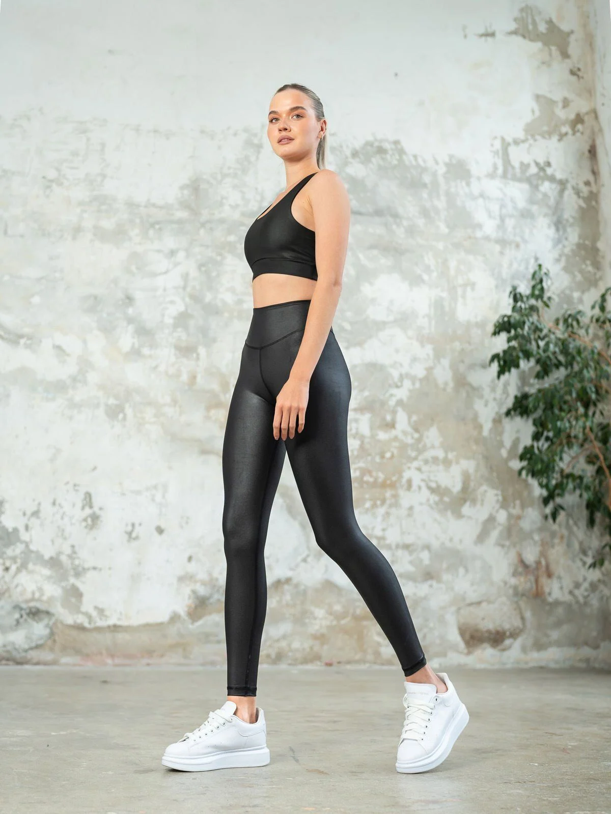 Kožne helanke – Icon Black